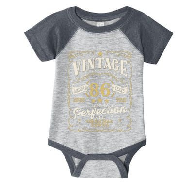 Birthday For Him 86th Birthday Aged To Perfection Infant Baby Jersey Bodysuit