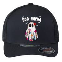 Booracha Funny Halloween Ghost Boo Jee Ghost For Halloween Flexfit Unipanel Trucker Cap