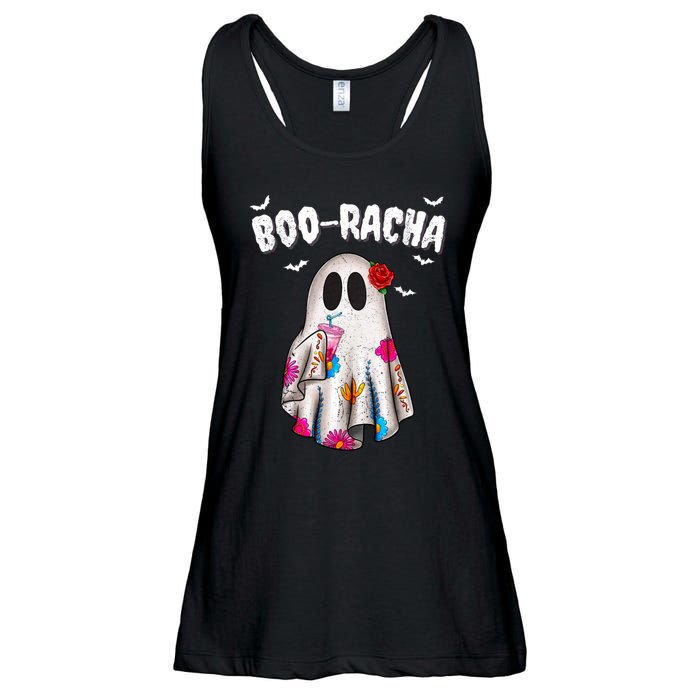 Booracha Funny Halloween Ghost Boo Jee Ghost For Halloween Ladies Essential Flowy Tank