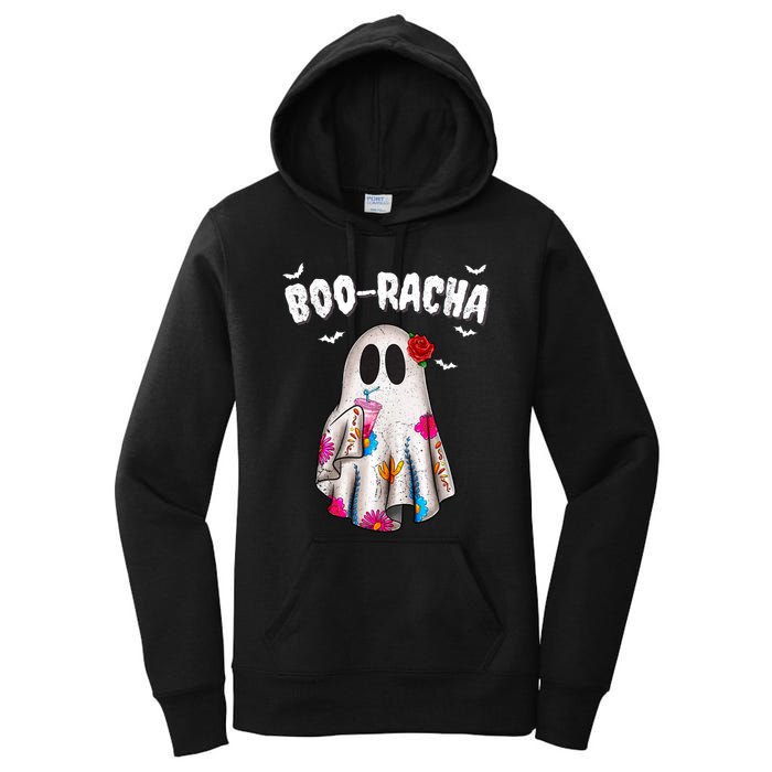 Booracha Funny Halloween Ghost Boo Jee Ghost For Halloween Women's Pullover Hoodie