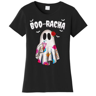 Booracha Funny Halloween Ghost Boo Jee Ghost For Halloween Women's T-Shirt