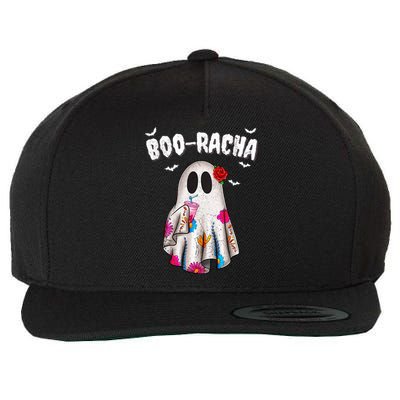 Booracha Funny Halloween Ghost Boo Jee Ghost For Halloween Wool Snapback Cap