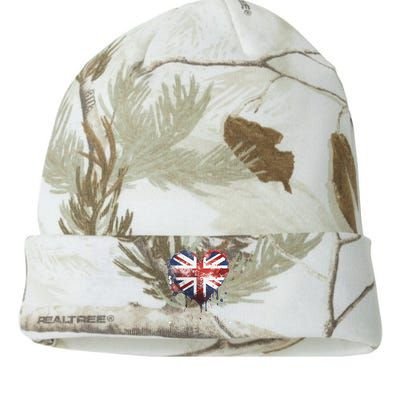 british flag heart King's Coronation. Union Jack Charles Kati Licensed 12" Camo Beanie