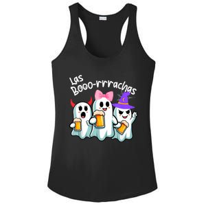 Boorachas Funny Halloween Ghost Drinking Margarita Boo Racha Ladies PosiCharge Competitor Racerback Tank