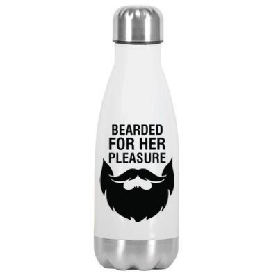 Bearded For Her Pleasure Stainless Steel Insulated Water Bottle