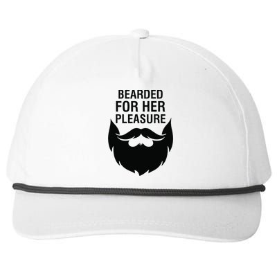 Bearded For Her Pleasure Snapback Five-Panel Rope Hat