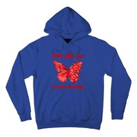 Butterfly Faith Hope Love Red Ribbon Hiv Aids Day Warrior Gift Hoodie