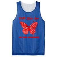 Butterfly Faith Hope Love Red Ribbon Hiv Aids Day Warrior Gift Mesh Reversible Basketball Jersey Tank