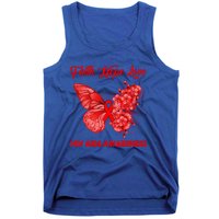 Butterfly Faith Hope Love Red Ribbon Hiv Aids Day Warrior Gift Tank Top