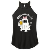 Booracha Funny Halloween Ghost Beer Design Borracha Women's Perfect Tri Rocker Tank