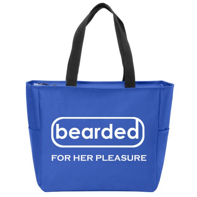 Bearded For Her Pleasure Zip Tote Bag