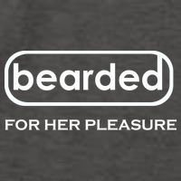Bearded For Her Pleasure Vector Backpack