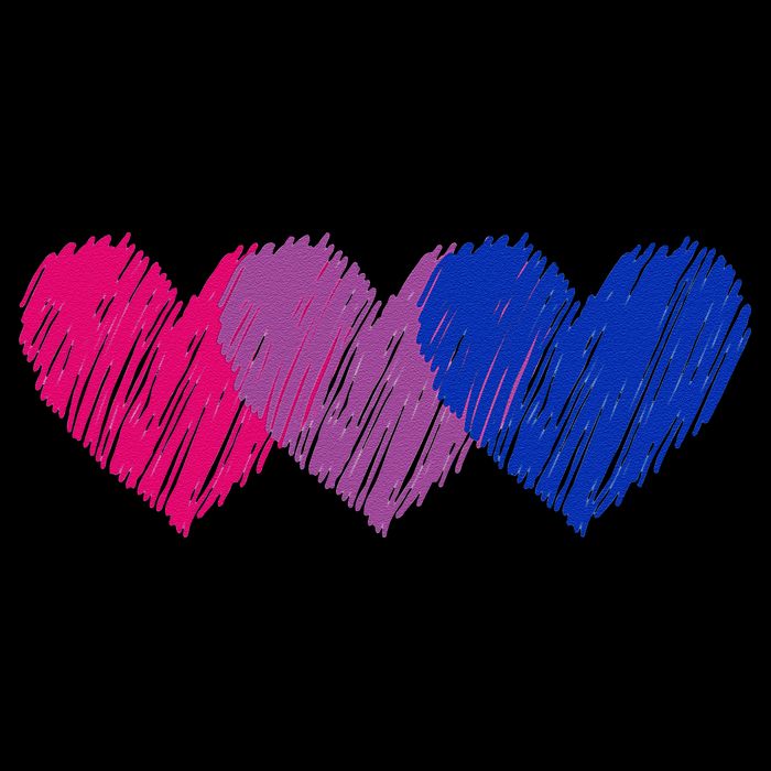 Bisexual Flag Hearts Love LGBT Bi Pride Co. Baby Bodysuit