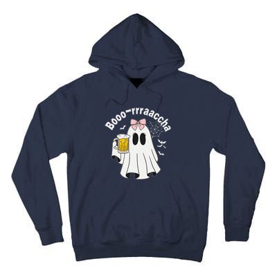 Booracha Funny Halloween Ghost Beer Design Borracha Tall Hoodie