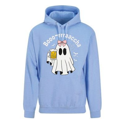 Booracha Funny Halloween Ghost Beer Design Borracha Unisex Surf Hoodie