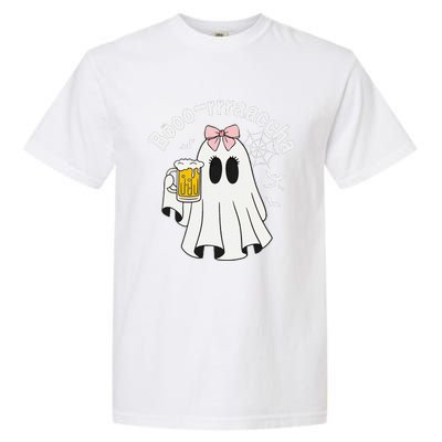 Booracha Funny Halloween Ghost Beer Design Borracha Garment-Dyed Heavyweight T-Shirt