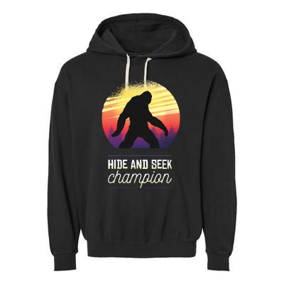 Big Foot Hide And Seek Champion Garment-Dyed Fleece Hoodie