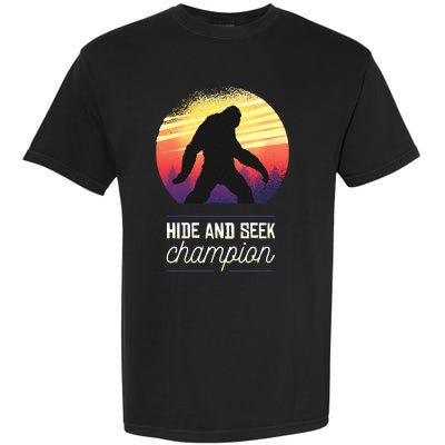 Big Foot Hide And Seek Champion Garment-Dyed Heavyweight T-Shirt