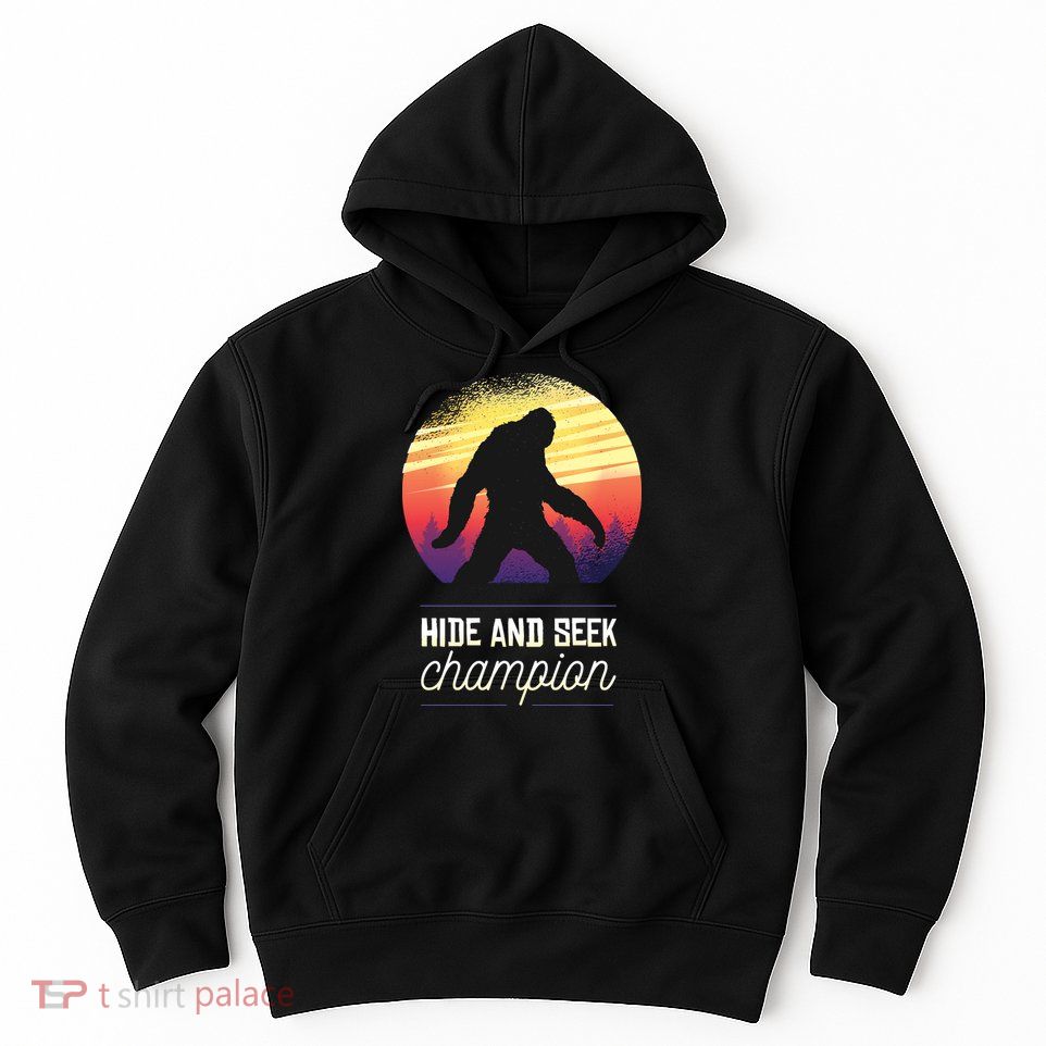 Big Foot Hide And Seek Champion Hoodie