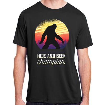 Big Foot Hide And Seek Champion Adult ChromaSoft Performance T-Shirt