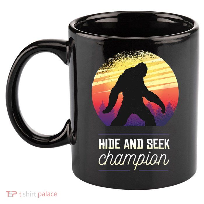 Big Foot Hide And Seek Champion 11oz C Handle Ceramic Mug