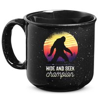 Big Foot Hide And Seek Champion 15oz Campfire Ceramic Mug