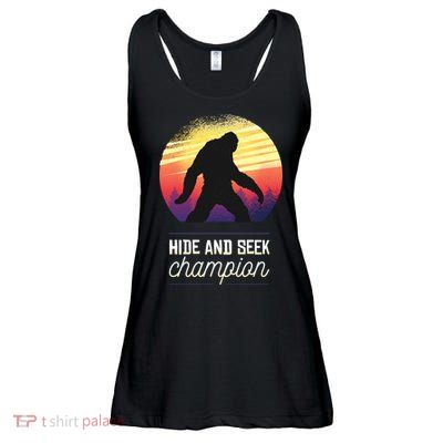 Big Foot Hide And Seek Champion Ladies Essential Flowy Tank