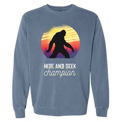 Big Foot Hide And Seek Champion Garment-Dyed Sweatshirt