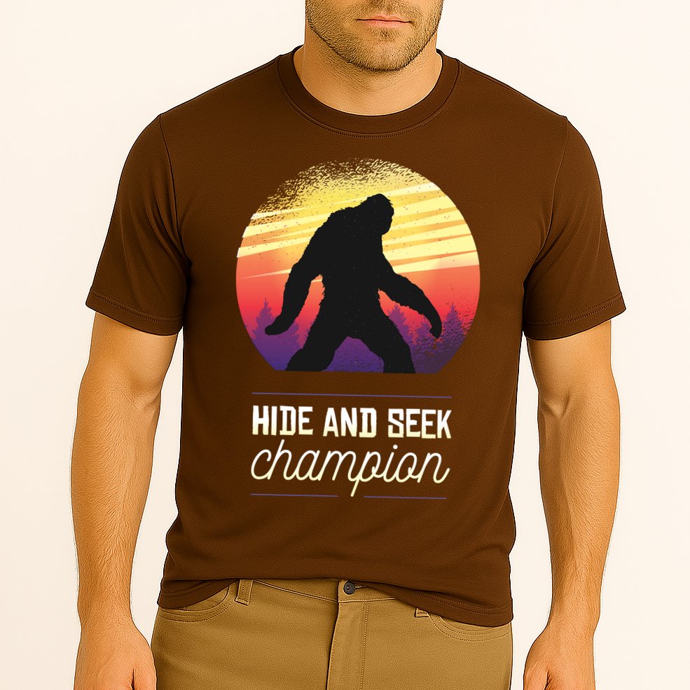 Big Foot Hide And Seek Champion Performance Shirt