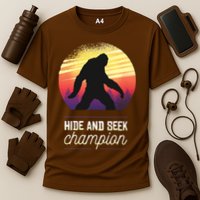 Big Foot Hide And Seek Champion Performance Shirt