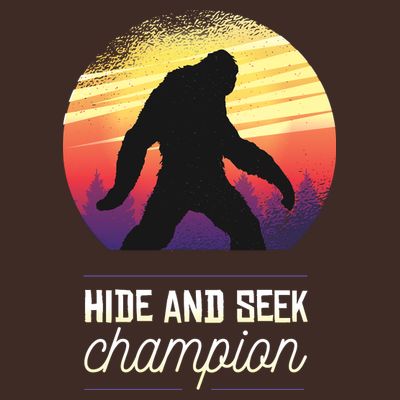 Big Foot Hide And Seek Champion T-Shirt