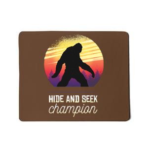 Big Foot Hide And Seek Champion Mousepad