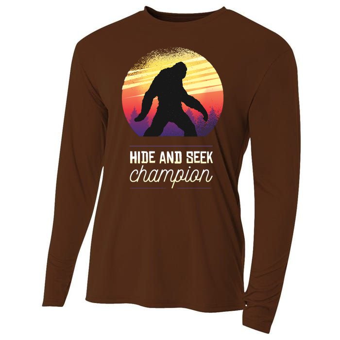 Big Foot Hide And Seek Champion Cooling Performance Long Sleeve Crew