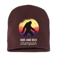 Big Foot Hide And Seek Champion Short Acrylic Beanie