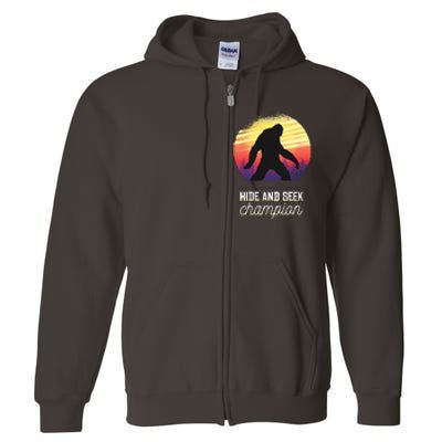 Big Foot Hide And Seek Champion Full Zip Hoodie