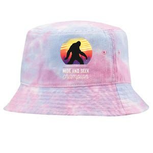 Big Foot Hide And Seek Champion Tie-Dyed Bucket Hat