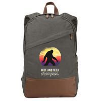 Big Foot Hide And Seek Champion Cotton Canvas Backpack