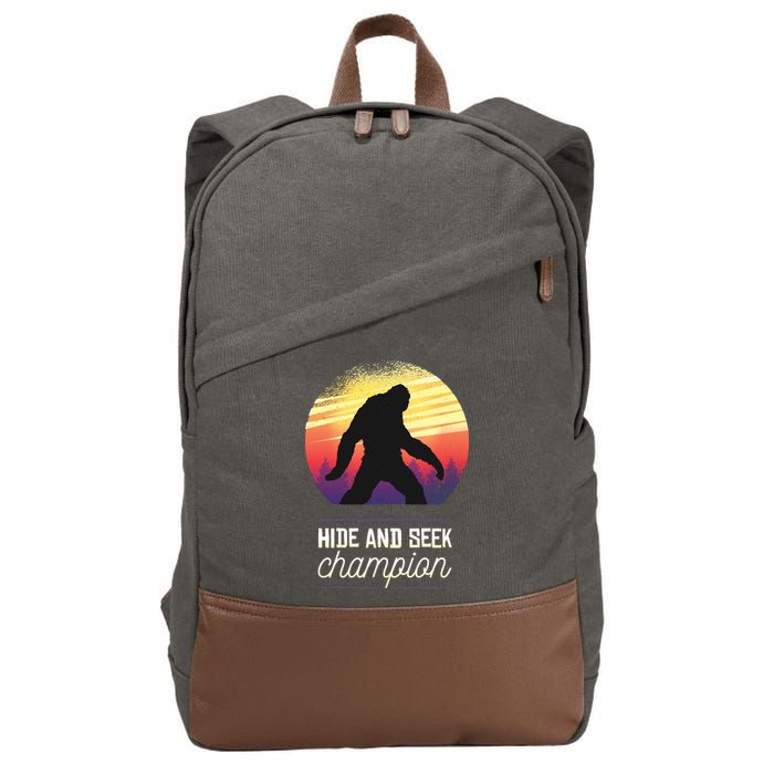 Big Foot Hide And Seek Champion Cotton Canvas Backpack