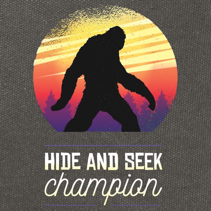Big Foot Hide And Seek Champion Cotton Canvas Backpack