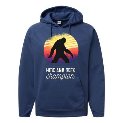 Big Foot Hide And Seek Champion Performance Fleece Hoodie