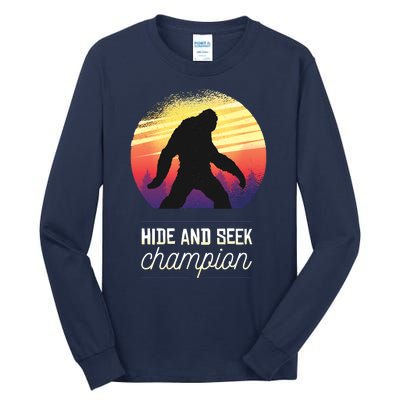 Big Foot Hide And Seek Champion Tall Long Sleeve T-Shirt