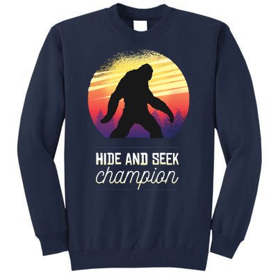 Big Foot Hide And Seek Champion Tall Sweatshirt