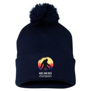 Big Foot Hide And Seek Champion Pom Pom 12in Knit Beanie