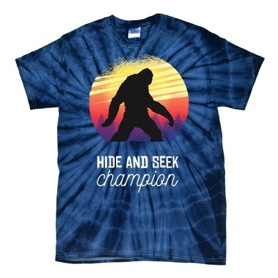 Big Foot Hide And Seek Champion Tie-Dye T-Shirt