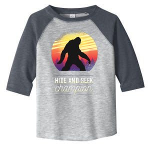 Big Foot Hide And Seek Champion Toddler Fine Jersey T-Shirt