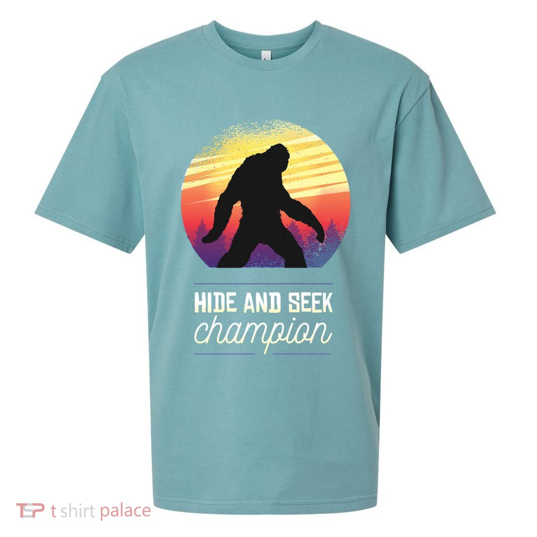Big Foot Hide And Seek Champion Sueded Cloud Jersey T-Shirt
