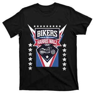 Bikers For Harris Walz 2024 Harris Waltz 2024 Election T-Shirt