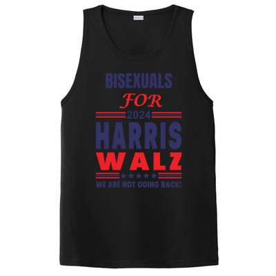 Bisexuals For Harris Walz We Are Not Going Back Gift PosiCharge Competitor Tank