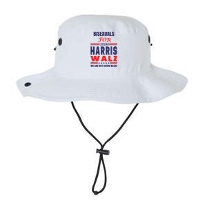 Bisexuals For Harris Walz We Are Not Going Back Gift Legacy Cool Fit Booney Bucket Hat