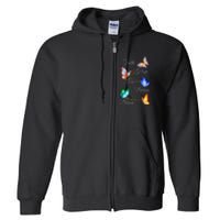 Butterfly Faith Hope Love Believe Dream Full Zip Hoodie